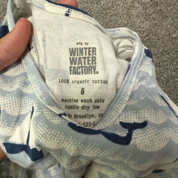 Winter Water Factory Nautical Whale Sailboat Valencia Dress Sz 6 - Picture 5 of 5